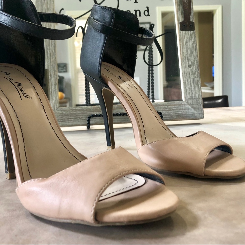 Two Tone Single Sole Heel